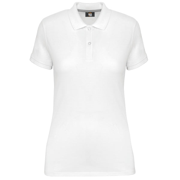 Polo de senhora Limeiro - 200 g/m² SilverPlus® Anti-Borboto (1/2)-Branco-XS-RAG-Tailors-Fardas-e-Uniformes-Vestuario-Pro