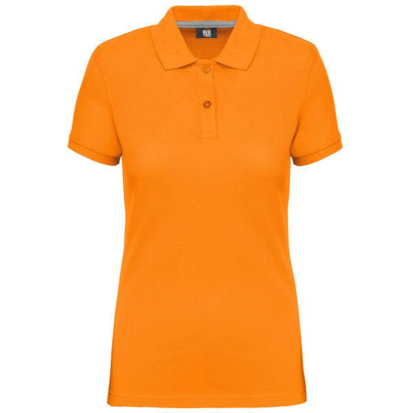 Polo de senhora Limeiro - 200 g/m² SilverPlus® Anti-Borboto (1/2)-Laranja-XS-RAG-Tailors-Fardas-e-Uniformes-Vestuario-Pro