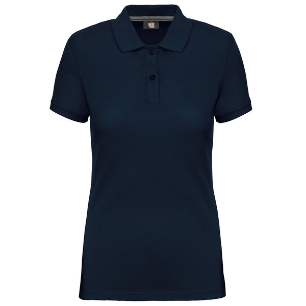 Polo de senhora Limeiro - 200 g/m² SilverPlus® Anti-Borboto-Azul Marinho-XS-RAG-Tailors-Fardas-e-Uniformes-Vestuario-Pro