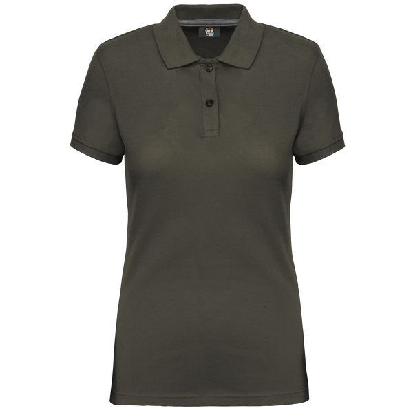 Polo de senhora Limeiro - 200 g/m² SilverPlus® Anti-Borboto-Dark Khaki-XS-RAG-Tailors-Fardas-e-Uniformes-Vestuario-Pro