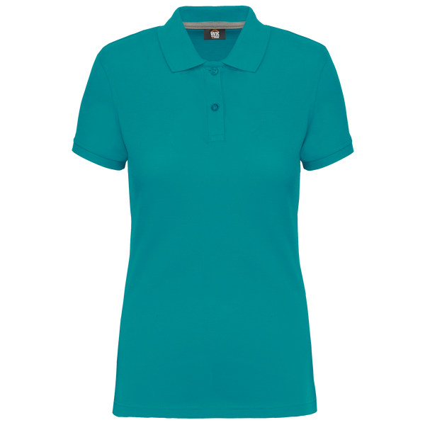Polo de senhora Limeiro - 200 g/m² SilverPlus® Anti-Borboto-Teal Blue-XS-RAG-Tailors-Fardas-e-Uniformes-Vestuario-Pro