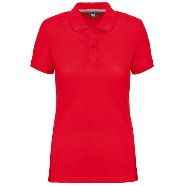 Polo de senhora Limeiro - 200 g/m² SilverPlus® Anti-Borboto-Vermelho-XS-RAG-Tailors-Fardas-e-Uniformes-Vestuario-Pro