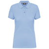 Polo de senhora Limeiro - 200 g/m² SilverPlus® Anti-Borboto (1/2)-Azul Celeste-XS-RAG-Tailors-Fardas-e-Uniformes-Vestuario-Pro