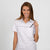 Polo de senhora Núria-Branco/Cinza-XS-RAG-Tailors-Fardas-e-Uniformes-Vestuario-Pro