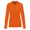 Polo de senhora manga comprida Barro-Laranja-S-RAG-Tailors-Fardas-e-Uniformes-Vestuario-Pro