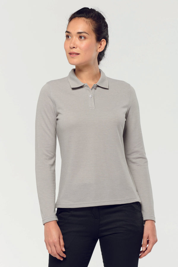 Polo de senhora manga comprida Barro-RAG-Tailors-Fardas-e-Uniformes-Vestuario-Pro