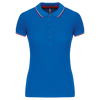 Polo de senhora manga curta-Light Royal Blue / Red / White-XS-RAG-Tailors-Fardas-e-Uniformes-Vestuario-Pro