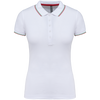 Polo de senhora manga curta-White / Red / Green-XS-RAG-Tailors-Fardas-e-Uniformes-Vestuario-Pro