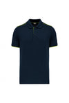 Polo dia-a-dia m\curta Homem-Marinho/Amarelo Fluor-S-RAG-Tailors-Fardas-e-Uniformes-Vestuario-Pro