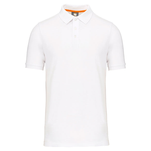 Polo eco-responsável de homem-White-XS-RAG-Tailors-Fardas-e-Uniformes-Vestuario-Pro