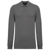 Polo em Malha Piqué Manga Comprida Homem-Cinzento Mesclado-XS-RAG-Tailors-Fardas-e-Uniformes-Vestuario-Pro