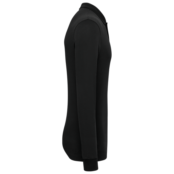 Polo em Malha Piqué Manga Comprida Homem-RAG-Tailors-Fardas-e-Uniformes-Vestuario-Pro
