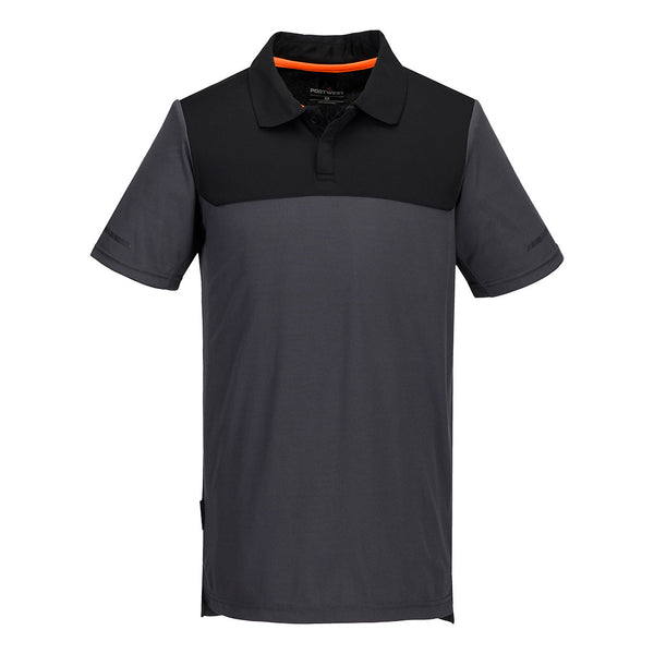 Pólo leve EV4 S/S-Cinza Metal-S-RAG-Tailors-Fardas-e-Uniformes-Vestuario-Pro
