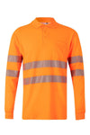 Polo m\comprida Alta Visibilidade-Laranja-S-RAG-Tailors-Fardas-e-Uniformes-Vestuario-Pro