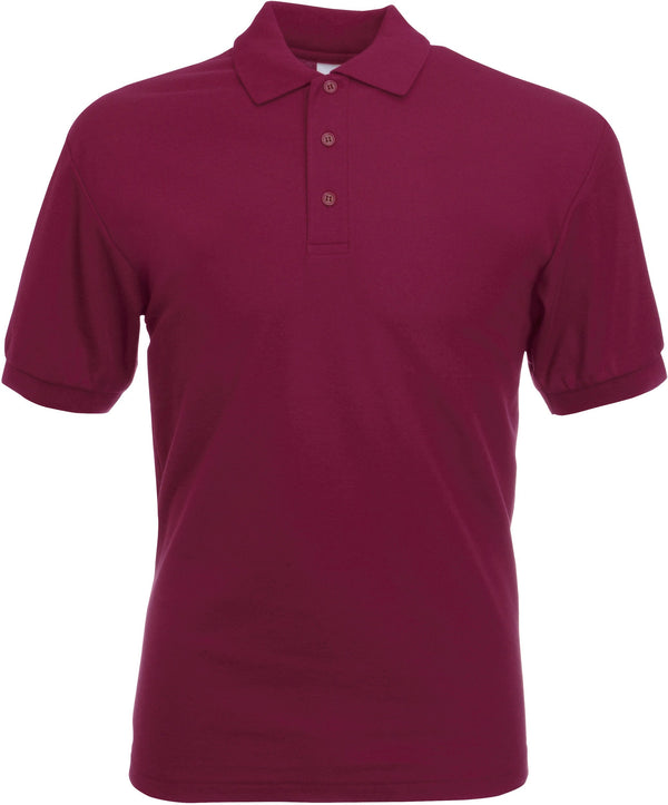 Polo piqué 65/35 (63-402-0)-Burgundy-S-RAG-Tailors-Fardas-e-Uniformes-Vestuario-Pro