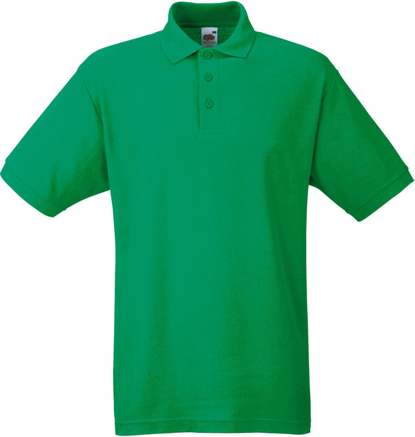Polo piqué 65/35 (63-402-0)-Kelly Green-S-RAG-Tailors-Fardas-e-Uniformes-Vestuario-Pro