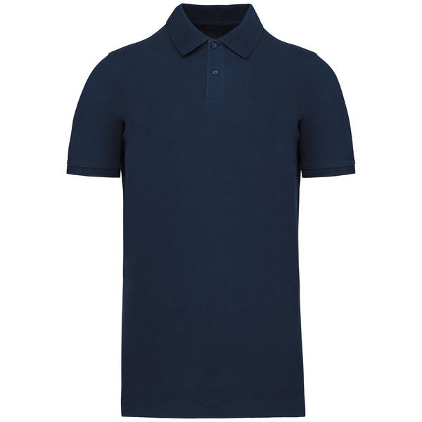Polo piqué Bio180 de homem-Navy-S-RAG-Tailors-Fardas-e-Uniformes-Vestuario-Pro