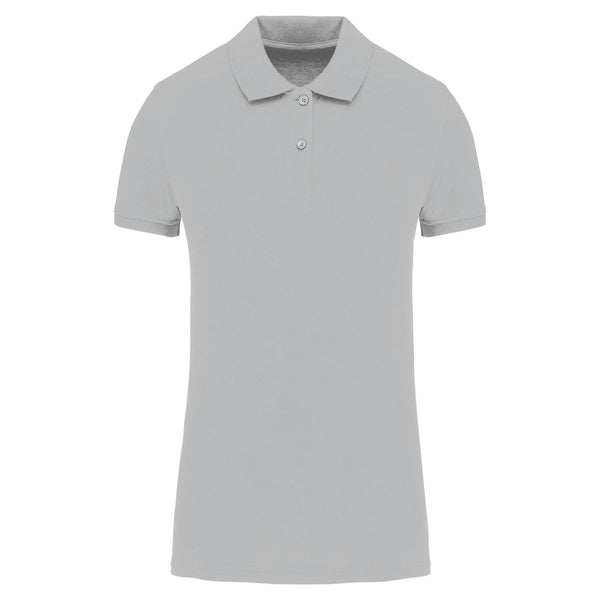 Polo piqué Bio180 de senhora-Snow Grey-XS-RAG-Tailors-Fardas-e-Uniformes-Vestuario-Pro