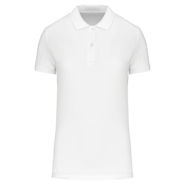 Polo piqué Bio180 de senhora-White-XS-RAG-Tailors-Fardas-e-Uniformes-Vestuario-Pro