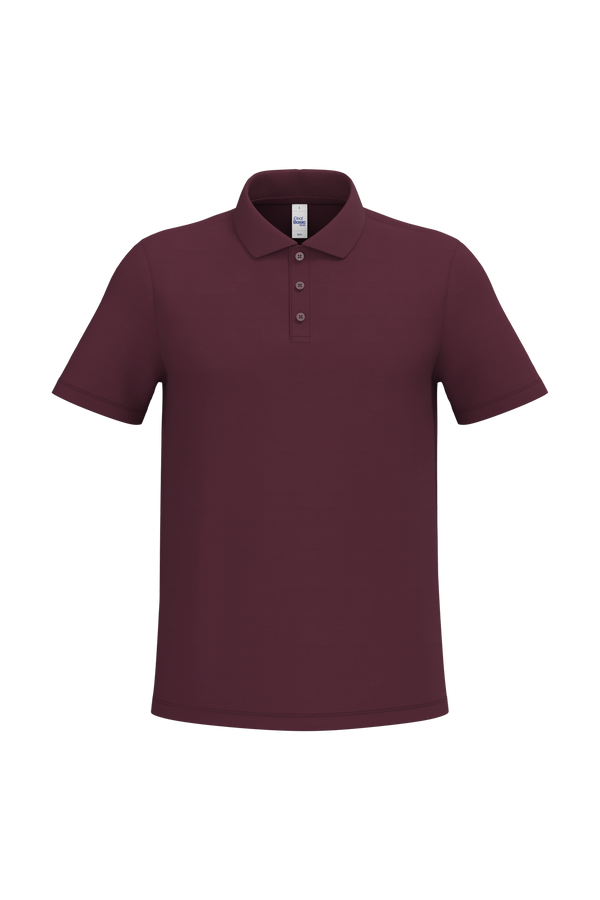 Polo piqué de homem-Ideal Burgundy-XS-RAG-Tailors-Fardas-e-Uniformes-Vestuario-Pro