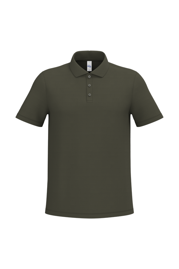 Polo piqué de homem-Ideal Urban Khaki-XS-RAG-Tailors-Fardas-e-Uniformes-Vestuario-Pro
