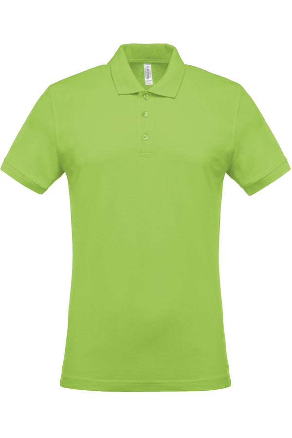 Polo piqué de homem de manga curta Faro 180gms-Lime-S-RAG-Tailors-Fardas-e-Uniformes-Vestuario-Pro