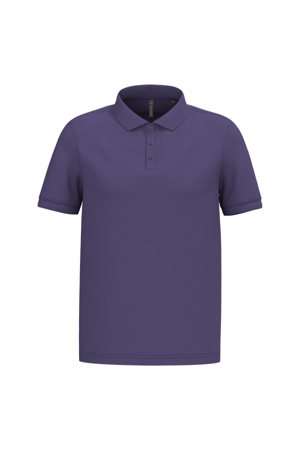 Polo piqué de homem de manga curta Faro 180gms-Roxo-S-RAG-Tailors-Fardas-e-Uniformes-Vestuario-Pro