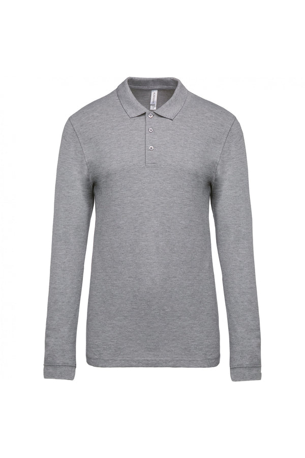 Polo piqué de manga comprida Homem-RAG-Tailors-Fardas-e-Uniformes-Vestuario-Pro