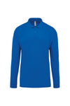 Polo piqué de manga comprida Senhora-Royal Blue-XS-RAG-Tailors-Fardas-e-Uniformes-Vestuario-Pro