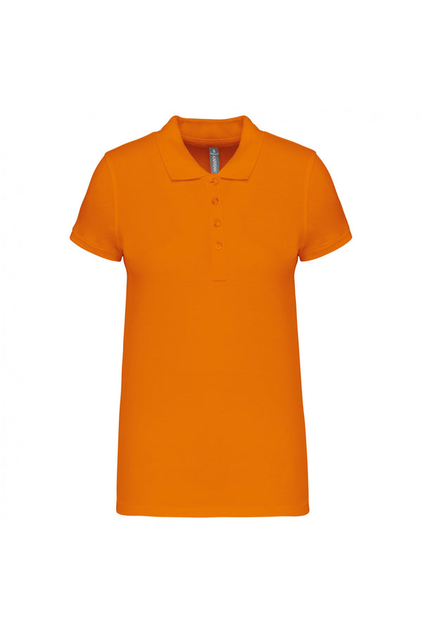 Polo piqué de senhora de manga curta 180gms Faro (2 de 2)-Orange-XS-RAG-Tailors-Fardas-e-Uniformes-Vestuario-Pro