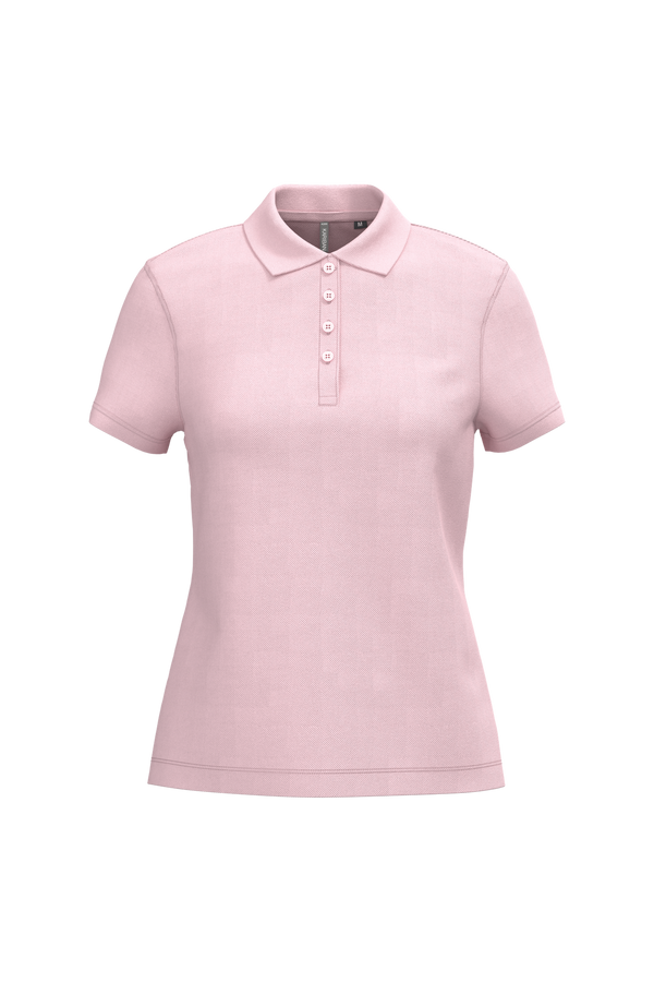 Polo piqué de senhora de manga curta 180gms Faro (2 de 2)-Pale Pink-XS-RAG-Tailors-Fardas-e-Uniformes-Vestuario-Pro