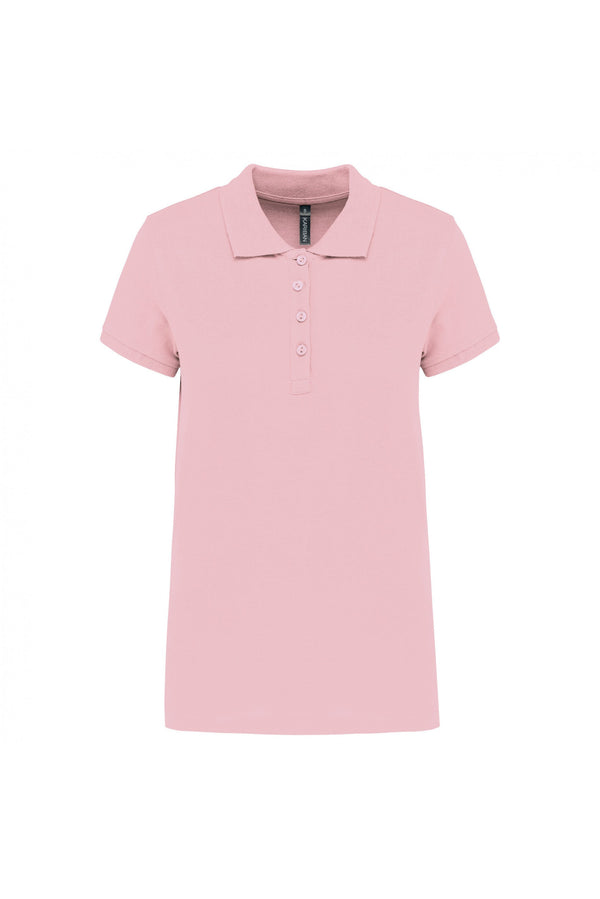 Polo piqué de senhora de manga curta 180gms Faro (2 de 2)-Pale Pink-XS-RAG-Tailors-Fardas-e-Uniformes-Vestuario-Pro