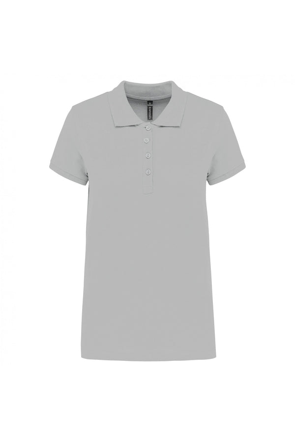 Polo piqué de senhora de manga curta 180gms Faro (2 de 2)-Snow Grey-XS-RAG-Tailors-Fardas-e-Uniformes-Vestuario-Pro