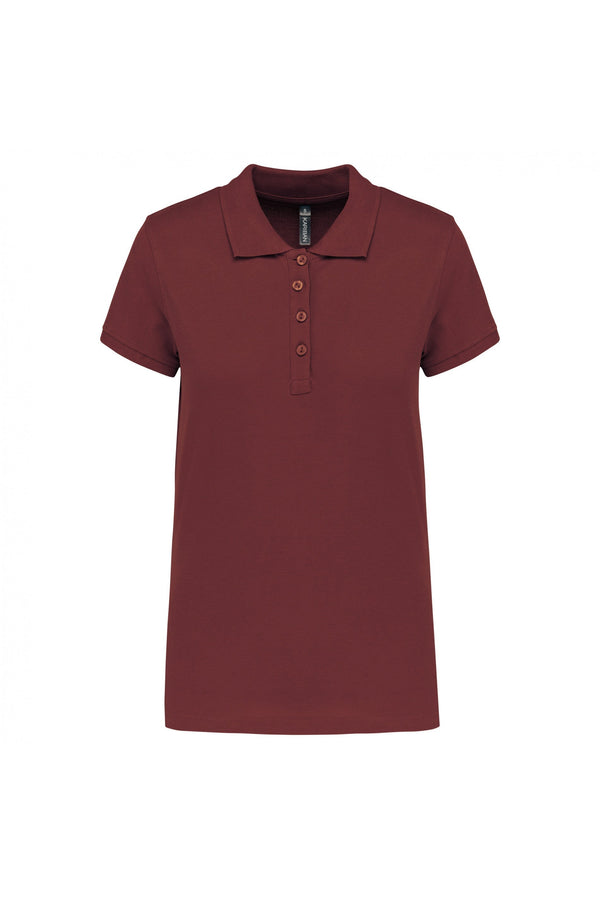 Polo piqué de senhora de manga curta 180gms Faro (2 de 2)-Wine-XS-RAG-Tailors-Fardas-e-Uniformes-Vestuario-Pro