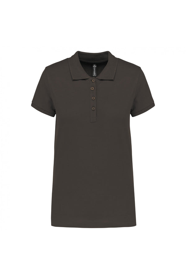Polo piqué de senhora de manga curta Faro 180gms (1 de 2)-Dark Grey-XS-RAG-Tailors-Fardas-e-Uniformes-Vestuario-Pro