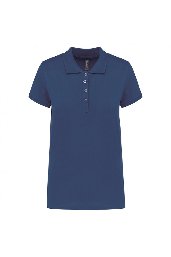 Polo piqué de senhora de manga curta Faro 180gms (1 de 2)-Deep Blue-XS-RAG-Tailors-Fardas-e-Uniformes-Vestuario-Pro
