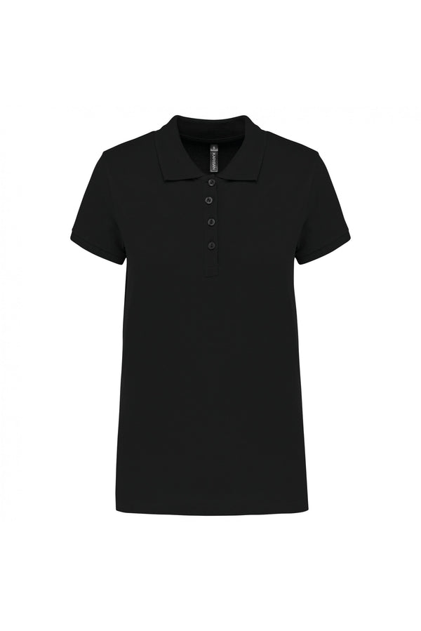 Polo piqué de senhora de manga curta Faro 180gms (1 de 2)-Preto-XS-RAG-Tailors-Fardas-e-Uniformes-Vestuario-Pro