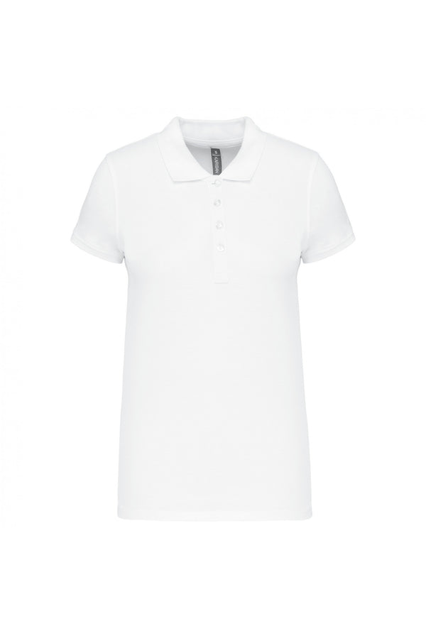 Polo piqué de senhora de manga curta Faro 180gms (1 de 2)-Branco-XS-RAG-Tailors-Fardas-e-Uniformes-Vestuario-Pro