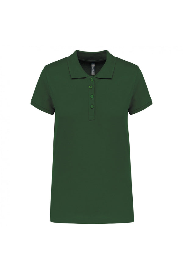 Polo piqué de senhora de manga curta Faro 180gms (1 de 2)-Forest Green-XS-RAG-Tailors-Fardas-e-Uniformes-Vestuario-Pro