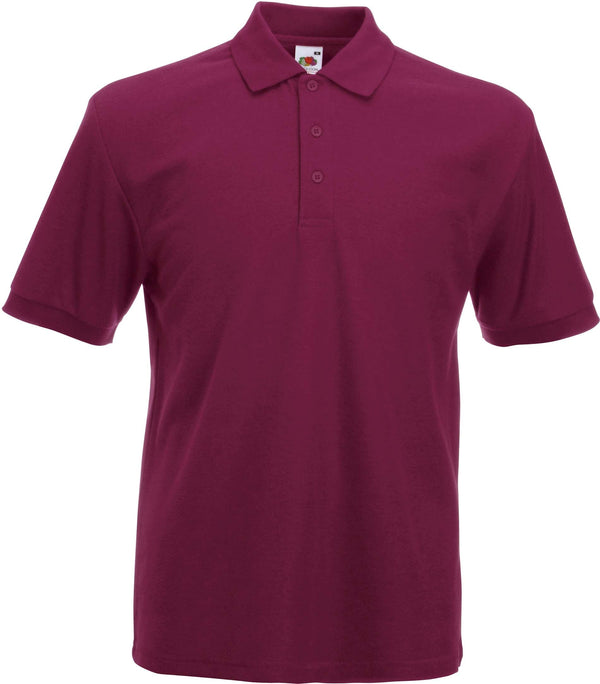 Polo piqué heavy 65/35 (63-204-0)-Burgundy-S-RAG-Tailors-Fardas-e-Uniformes-Vestuario-Pro
