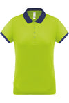Polo piqué performance de senhora (1 de 2)-Lime / Sporty Azul Marinho-XS-RAG-Tailors-Fardas-e-Uniformes-Vestuario-Pro