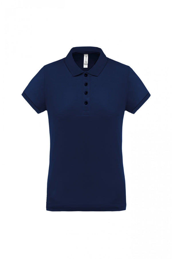 Polo piqué performance de senhora (1 de 2)-Sporty Azul Marinho-XS-RAG-Tailors-Fardas-e-Uniformes-Vestuario-Pro