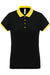 Polo piqué performance de senhora (2 de 2)-Preto/Amarelo-XS-RAG-Tailors-Fardas-e-Uniformes-Vestuario-Pro