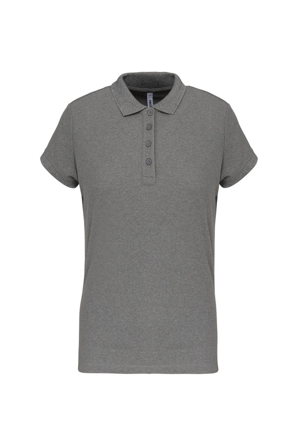 Polo piqué performance de senhora-Grey Heather-XS-RAG-Tailors-Fardas-e-Uniformes-Vestuario-Pro