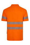 Polo poliéster reciclado manga curta faixas refletoras segmentadas-RAG-Tailors-Fardas-e-Uniformes-Vestuario-Pro