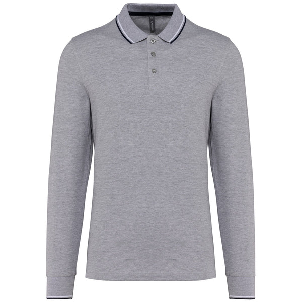 Polo rugby malha piqué de manga comprida de homem-RAG-Tailors-Fardas-e-Uniformes-Vestuario-Pro