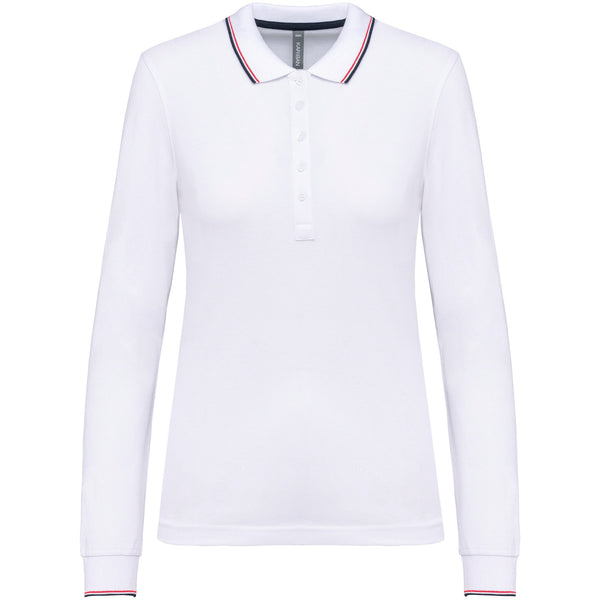 Polo rugby malha piqué de manga comprida de senhora-RAG-Tailors-Fardas-e-Uniformes-Vestuario-Pro