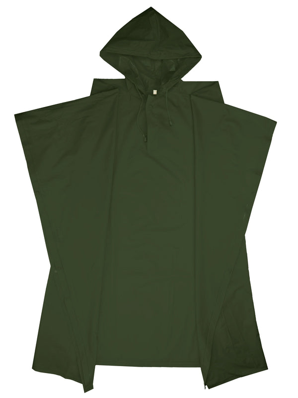 Poncho de Chuva com Capuz-Verde-Único-RAG-Tailors-Fardas-e-Uniformes-Vestuario-Pro