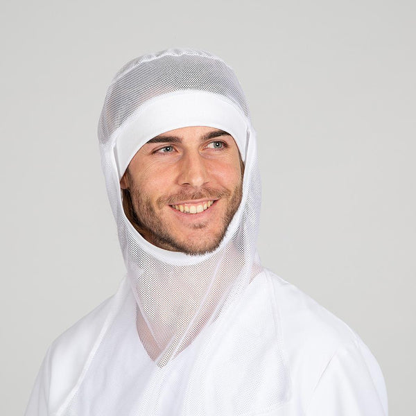 Proteção de cabeça em Rede Pack 6 Unidades-Branco-Único-RAG-Tailors-Fardas-e-Uniformes-Vestuario-Pro