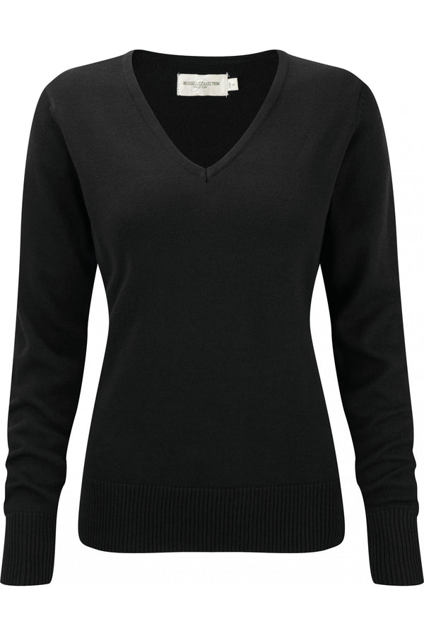 Pullover de Senhora com decote em V-RAG-Tailors-Fardas-e-Uniformes-Vestuario-Pro
